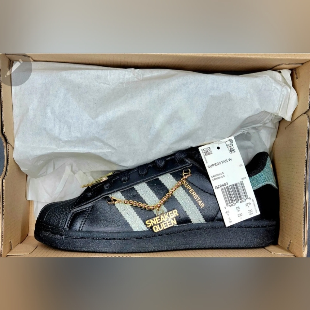Adidas Originals Superstar W Sneaker Queen Sz 6 Women NIB